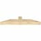 Ekena Millwork Portland Rough Sawn Timber Gable Bracket, Douglas Fir, 60"W x 12"H x 6"D x 6"F, 5/12 Pitch GBW060X12X0606POR00RDF - alternate 5